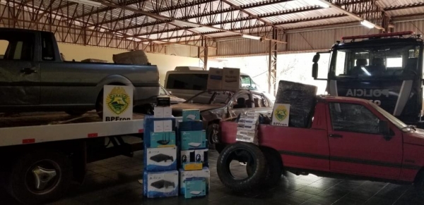 Uma pessoa foi presa. (Fotos: BPFron)