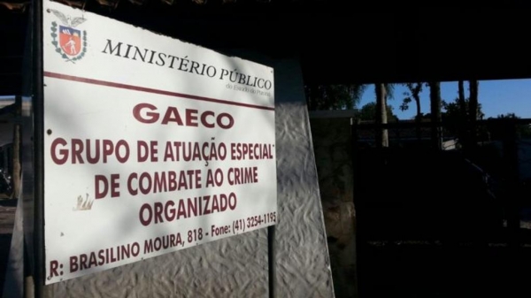 Sede do Grupo de Atuação Especial e Combate ao Crime Organizado (Gaeco), em Curitiba — Foto: Divulgação/Gaeco