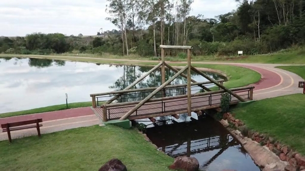 Lago de Nova Santa Rosa. (Foto: Divulgação)