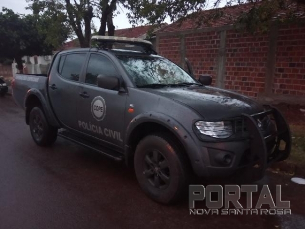 Operação realizada em Assis Chateaubriand. (Foto: Léo Silva)