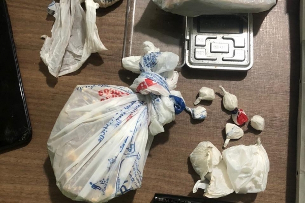 Droga Apreendida. (Foto: Corujão Notícias)