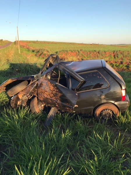 Acidente ocorreu em Umuarama — Foto: PRE/Divulgação