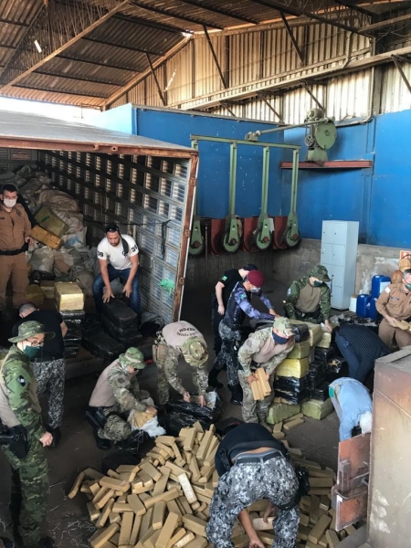 Já se somam mais de 28 toneladas de drogas, retiradas de circulação.(Foto: Polícia Federal)