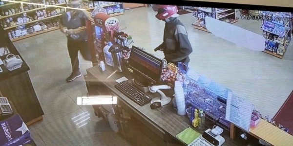 Imagens das câmeras de segurança. (Foto: Reprodução)