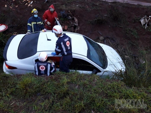Os três ocupantes tiveram ferimentos leves. (Fotos: Divulgação/Arquivo Pessoal)