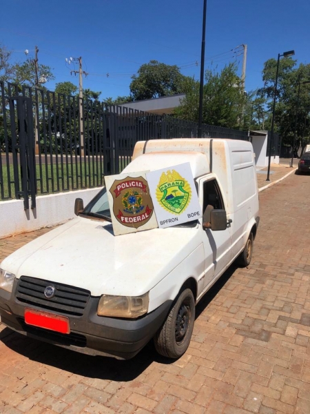 Os materiais apreendidos foram encaminhados para a Delegacia de Polícia Federal em Guaíra.(Fotos: Divulgação)