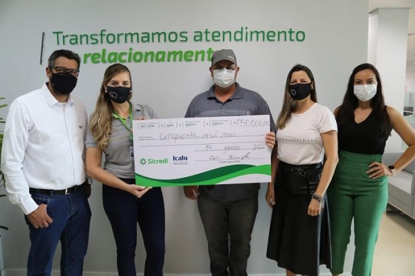 Valdecir Stein é associado do Sicredi há mais de 16 anos e reside no distrito de Novo Sobradinho. (Foto: Assessoria)