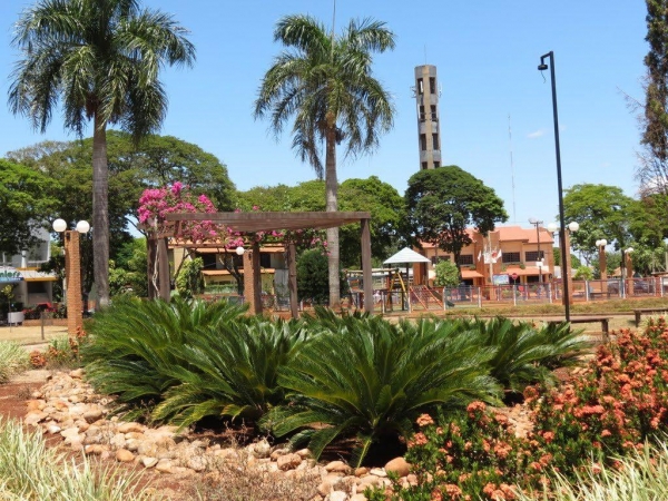 Praça da bíblia em Nova Santa Rosa. (Foto: Arquivo/Portal Nova Santa Rosa)