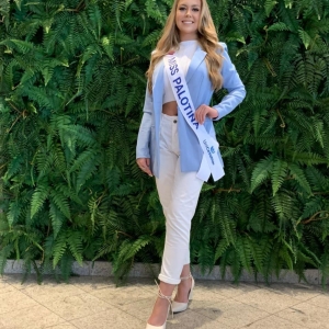  Miss Palotina Daniele Nienkoetter na participação do Miss Paraná e Teenager Paraná 2022 . ( Foto: Assessoria)