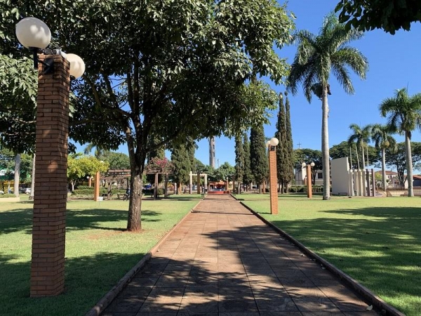Praça da Bíblia em Nova Santa Rosa.(Foto: Arquivo/Portal Nova Santa Rosa)