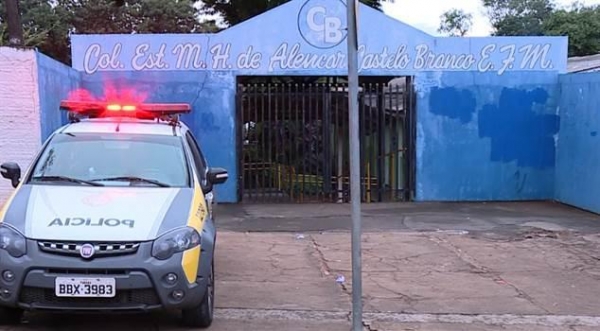  A diretoria registrou um boletim de ocorrência e encaminhou o caso ao NRE (Núcleo Regional de Educação) para as medidas cabíveis.. (Foto: Catve)