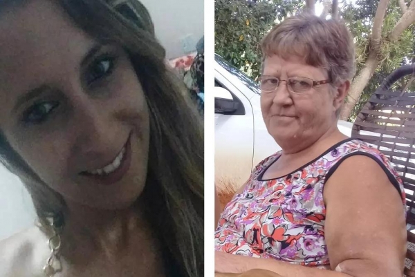 Lurdes Monteiro e Fabiana Monteiro – mãe e filha..(Foto: Arquivo pessoal)