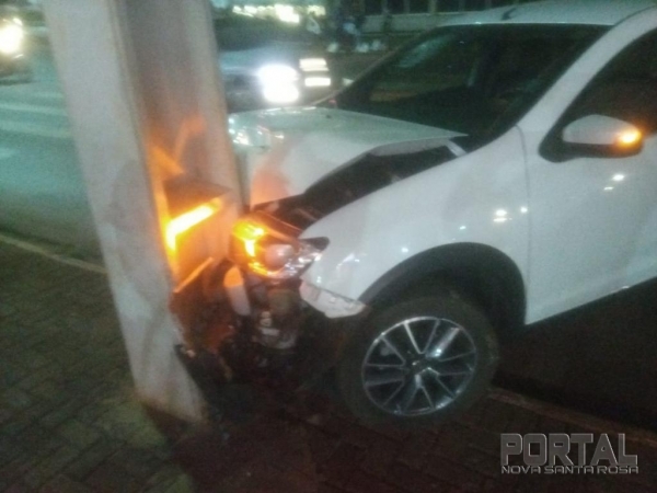 O condutor foi preso. Foto: PM