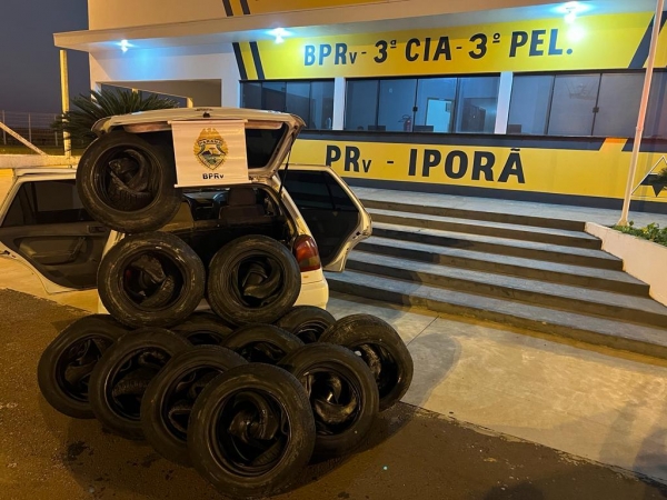 Contrabando apreendido. Foto: PRE.