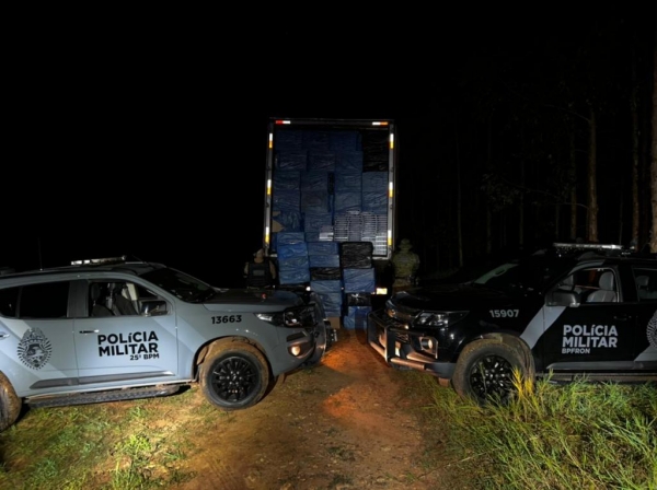 A apreensão aconteceu na madrugada de hoje. Foto: BPFron.
