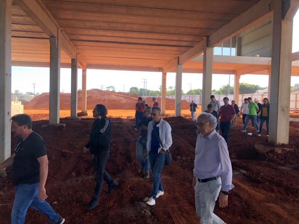 A previsão é de que a obra da estrutura física seja concluída e entregue até o final deste ano. Foto: Divulgação.