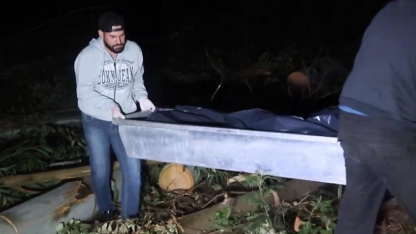 O Instituto Médico Legal fez o recolhimento do corpo. Foto: Catve