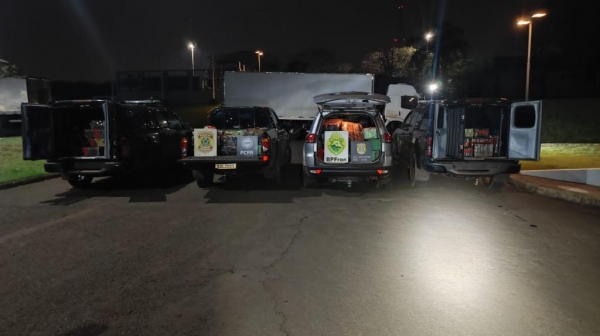 Droga apreendida. Foto: BPFron