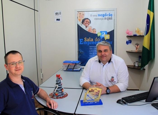 Jaime Sommerfels e Laércio Hein . Foto: Assessoria.