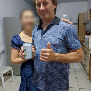 Pai morto, Bruno Sobota de 53 anos. Foto: Arquivo familiar.