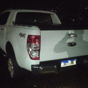 Ford Ranger recuperada. Foto: PRF