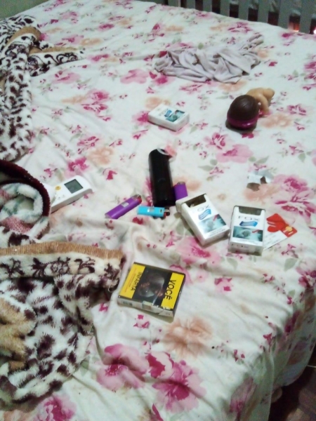 No imóvel ainda estava uma das filhas da moradora, sendo que a outra de 5 anos estava em uma vizinha. Foto: Catve