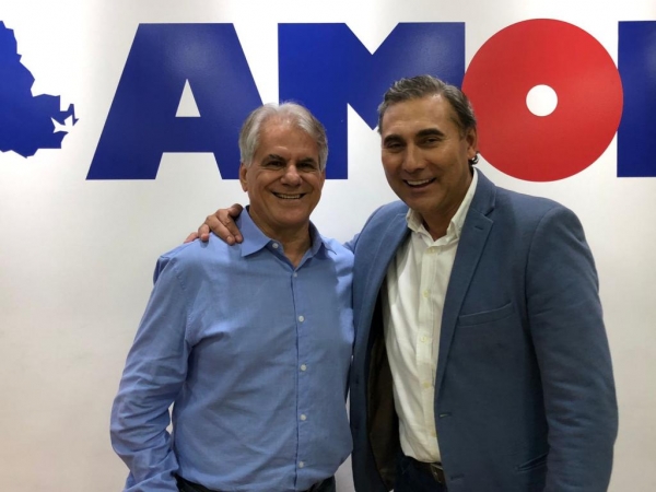 Luiz Ernesto de Giacometti e Leonir Antunes dos Santos. Foto: Assessoria.