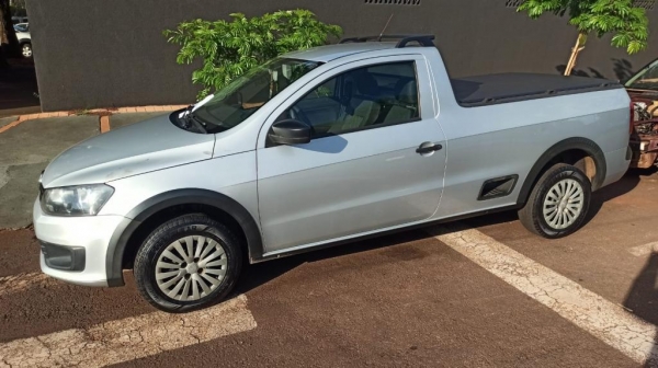 Veículo recuperado. Foto: Portal Nova Santa Rosa.