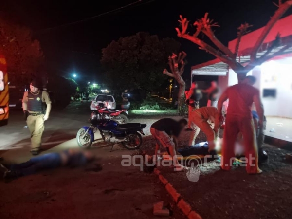 Três pessoas ficaram feridas na confusão, destas uma faleceu (Foto: Cristine Kempp/AquiAgora