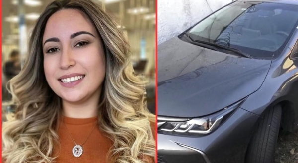 Franciele, 36 anos, foi encontrada morta dentro de carro em Colombo — Foto: Reprodução