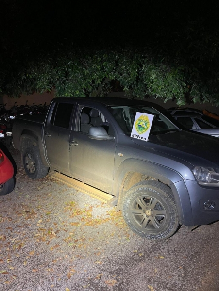 Veículo recuperado. Fotos: BPFron.