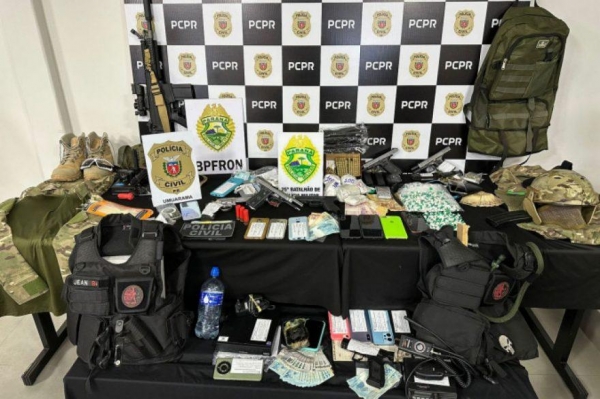 PCPR e PMPR prendem oito integrantes de organização criminosa na região de Umuarama: Foto: PCPR