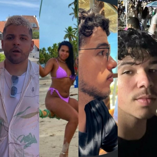 Gustavo Pereira Silveira Elias, Karla Aparecida dos Santos, Tiago de Lima Ribeiro e Nicolas Kovaleski — Foto: Redes sociais/Divulgação