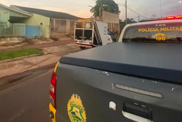 Mulher é morta a golpes de facada pelo marido na frente dos filhos em Iporã, diz PM — Foto: PMPR