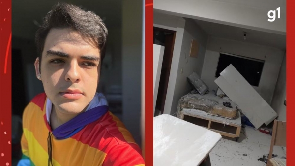 Jovem que estava em apartamento que explodiu morre no hospital — Foto: Arquivo pessoal/Reprodução RPC