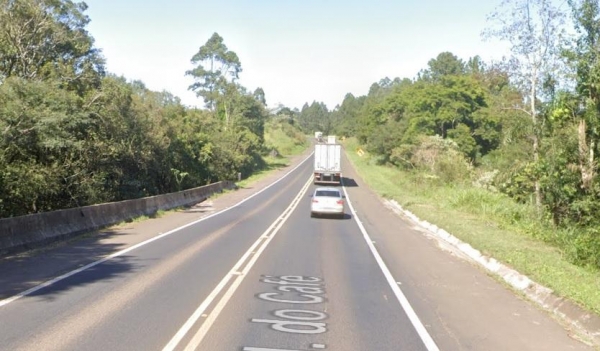 Trecho da BR-376, em Ortigueira (Foto: Reprodução/Google Street View/Ilustrativa)