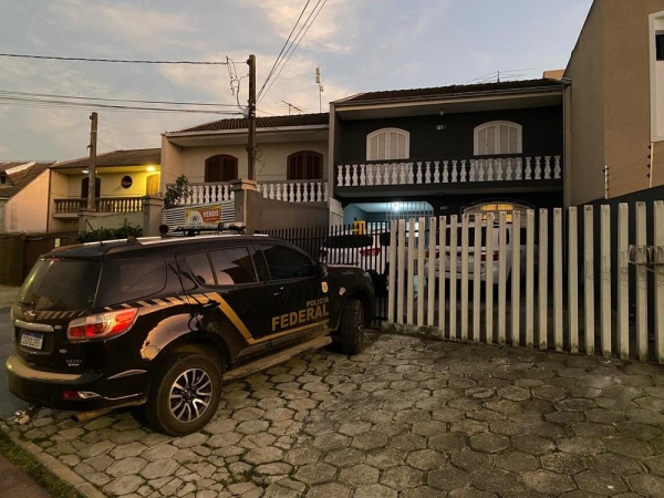 Alvos da Polícia Federal estão no Paraná, Mato Grosso do Sul, São Paulo, Rio de Janeiro e Bahia — Foto: Polícia Federal