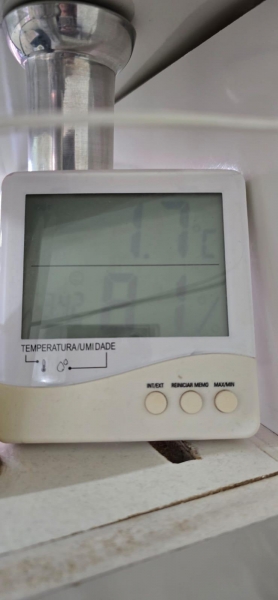 Temperatura em Nova santa Rosa. Foto: Diulgação.