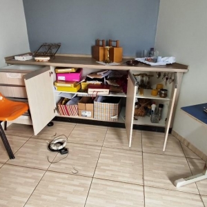 Imagens religiosas são quebradas e dinheiro de ofertório é furtado de igreja no Paraná — Foto: Guia São Miguel