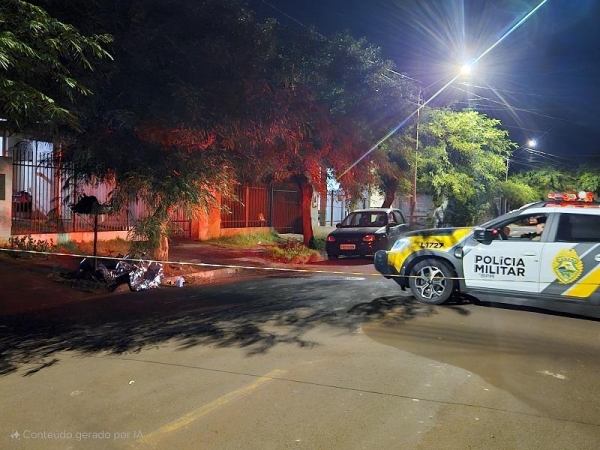 A vítima levou três tiros ao chegar em casa. Foto: Gustavo Fossá/Portal Palotina.