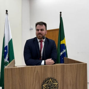 Promotor de Justiça, Dr. Teilor Santana da Silva (Fotos: Portal Nova Santa Rosa)