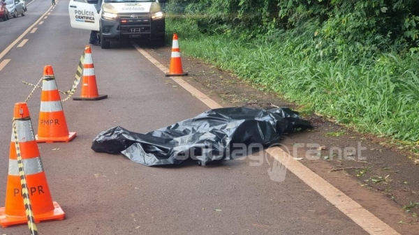Uma pessoa morreu e uma ficou ferida no acidente . Foto: Cristine Kempp/AquiAgora.net.