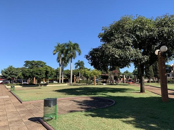 Praça da Bíblia em Nova Santa Rosa. Foto: Portal Nova Santa Rosa.