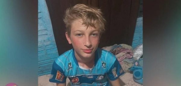 Luís Fernando Chiarentin, de 14 anos. Foto:  Divulgação.