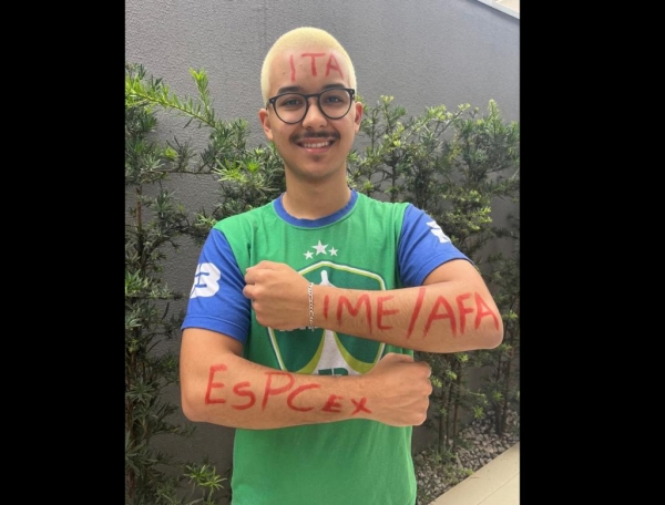 João Miguel Stacholski Coutinho dos Santos. Foto: Arquivo familiar.