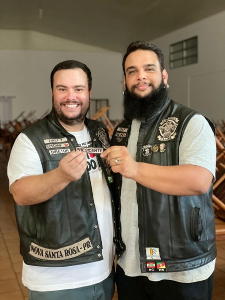 Alan Roscamp ao lado de Fernando “Panetone”. Foto: Divulgação.