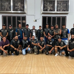 Makários Moto Clube em Nova Santa Rosa. Foto: Divulgação.
