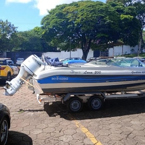 Embarcação recuperada. Foto: PRE