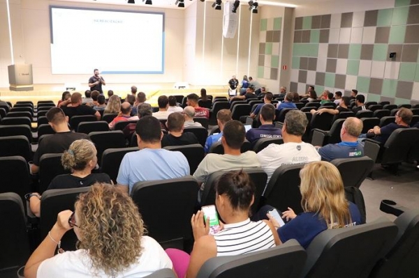 Sessão preliminar da Fase Regional dos Jogos Escolares foi realizada nesta segunda-feira  Crédito: Assessoria/Prefeitura.