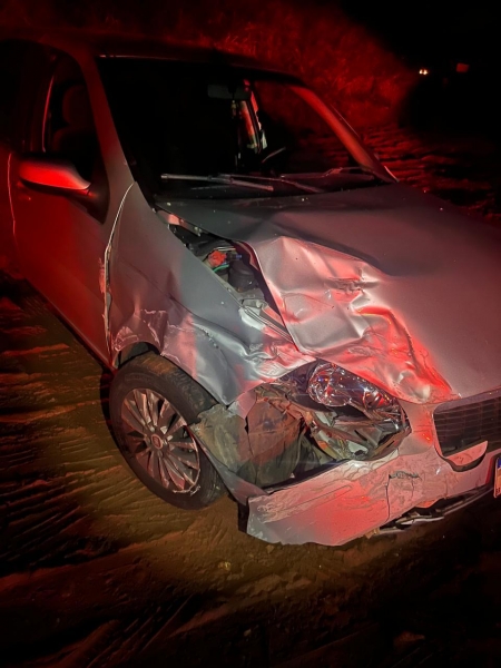 O  motorista do Palio, de 35 anos, seguia no sentido Iporã–Cafezal do Sul. Foto: PRE.